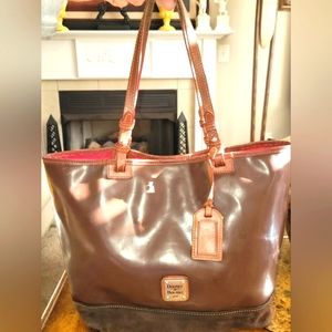 Dooney & Bourke patent leather tote